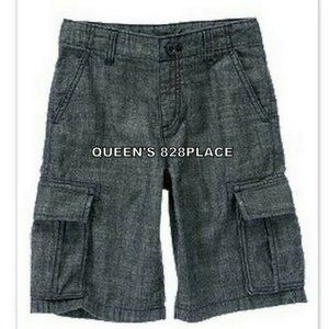 NWT Crazy 8 Boys Size 10 Denim cargo Shorts